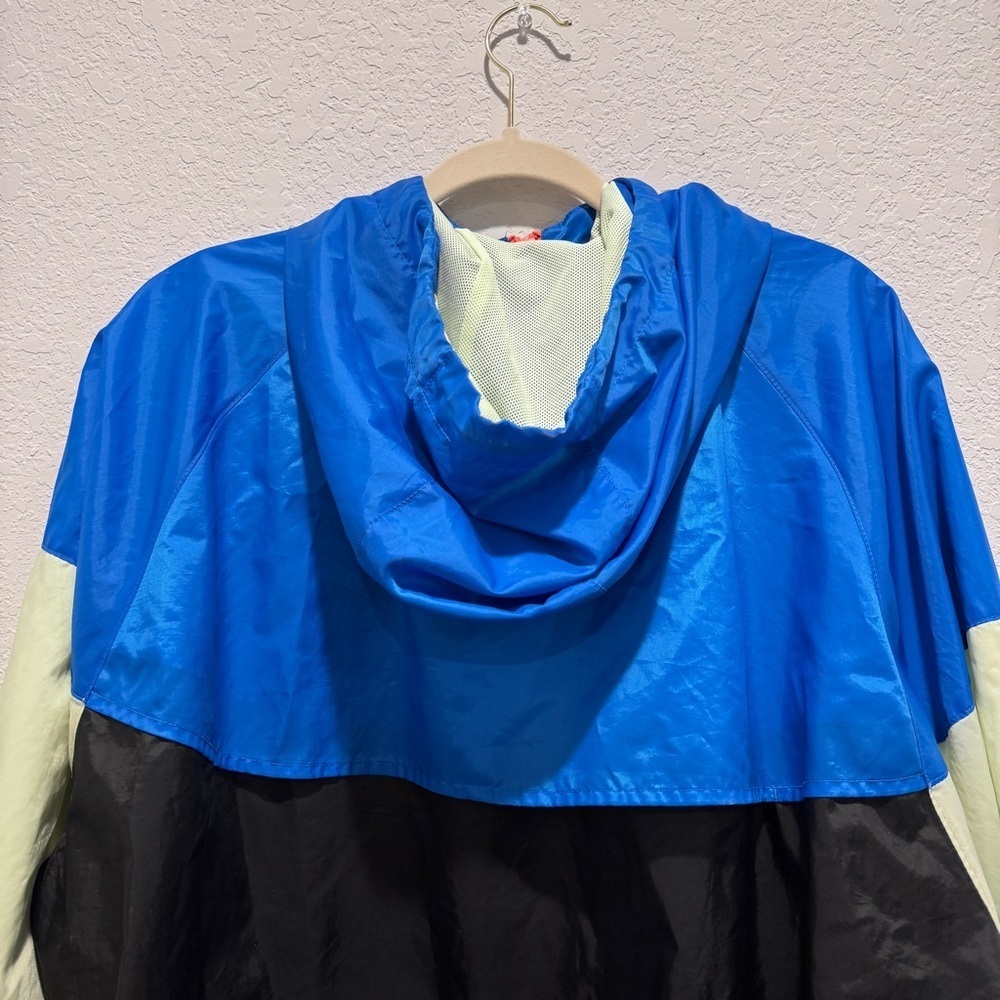 Nike Sportswear Windrunner Hooded Zip Up Jacket Athletic Retro Blue Black XL - Picture 14 of 16